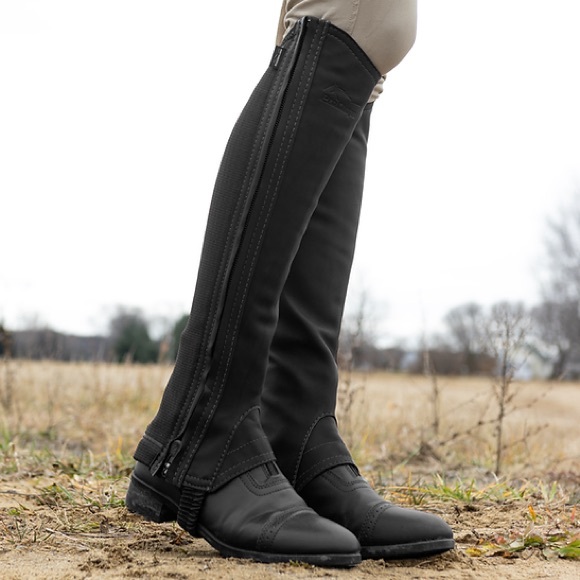 NWT* ProChaps The Fit half chaps black 18” length, XL Calf (see size chart) - Picture 5 of 16